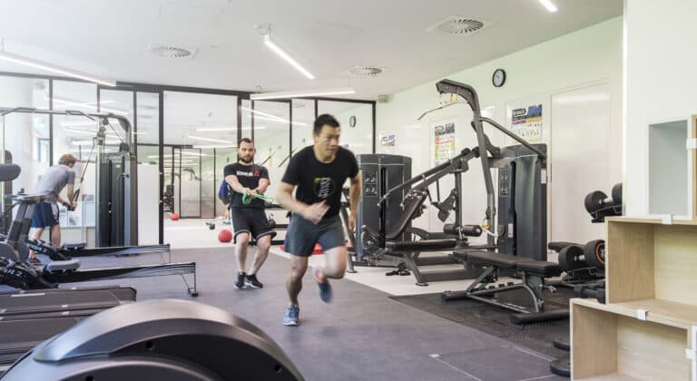 Training session at Lake Fitness