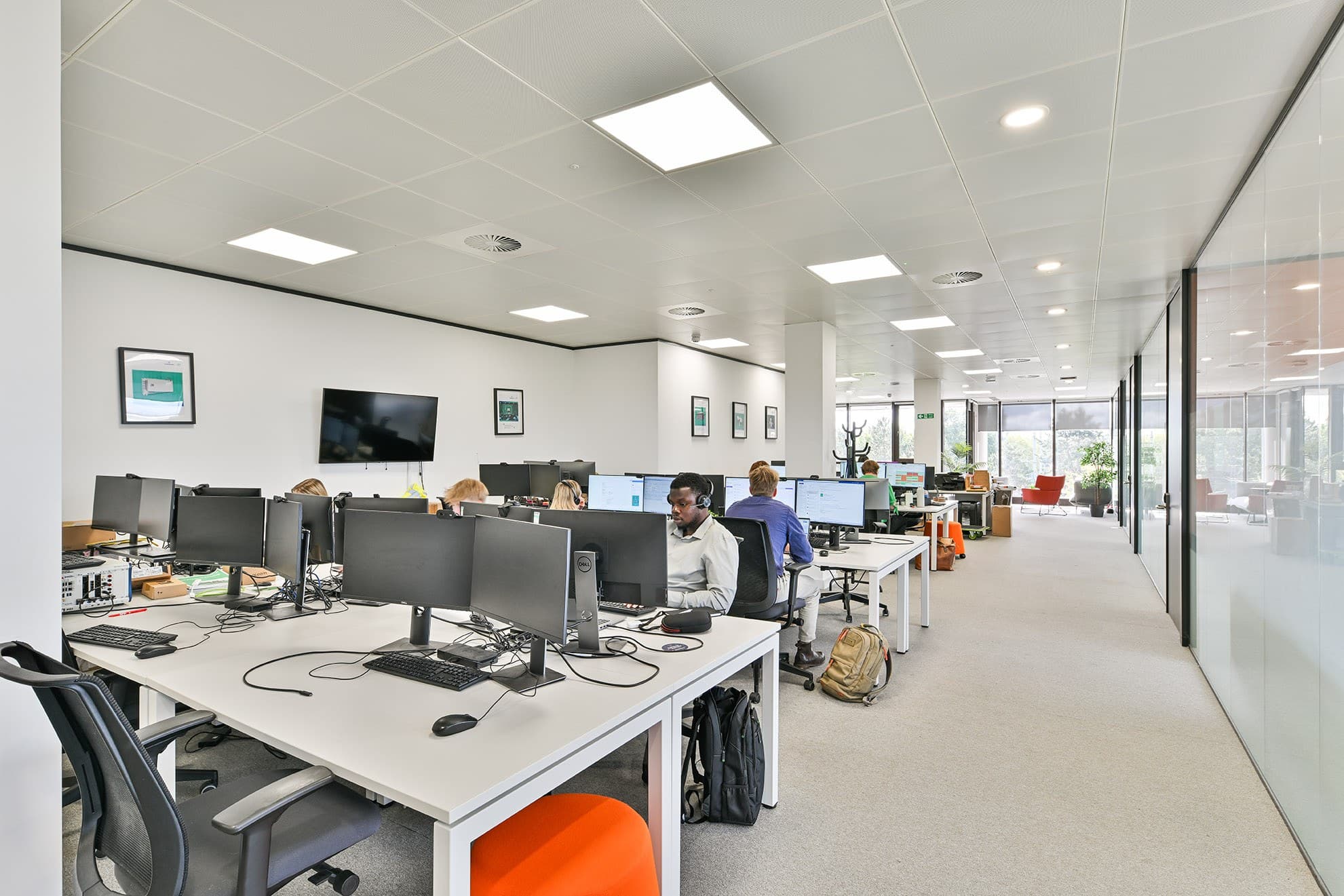 Large office floor at Arlington Park
